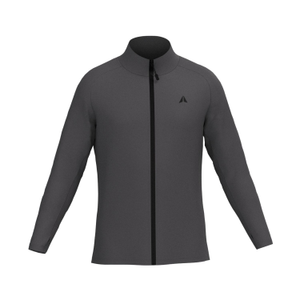 Eco-Friendly Running Jacket For Women – Grey Lightweight Breathable Moisture-Wicking Jacket With Strategic Ventilation – Sustainable Activewear Outerw