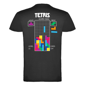 Tetris Tee Gameplay Black 3XL