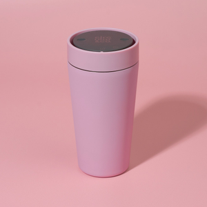 Stainless Steel 12oz Recycled Leakproof Travel Mug - Circular&Co - Dusk Pink