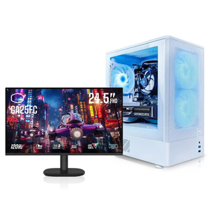 AWD-IT Khione Ryzen 5 RTX 5060, 16GB RAM, 1TB SSD, Windows 11 PreBuilt Gaming PC with 120Hz Gaming Monitor