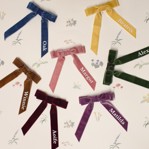 Mabel & Fox - Personalised Name Hair Bow Clip