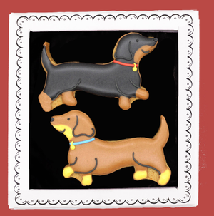 Pair Of Sausages Letterbox Biscuits