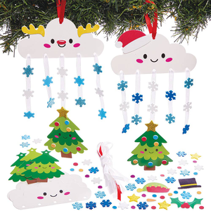 Kits de décoration nuage de neige de Noël à combiner