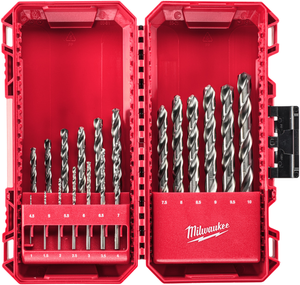 Milwaukee 4932493869 19 Piece Thunderweb HSS Ground Metal Drill Bits Set DIN338