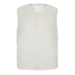 Scandi Gilet In Cream (S)