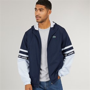 Lacoste Mens Windbreaker Navy Blue/Phoenix Blue