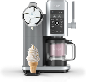 Ninja NC701UK Swirl by CREAMi 13-in-1 Soft Serve & Ice Cream Maker 