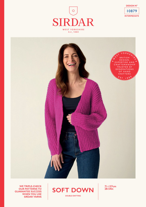 Cardigan in Sirdar Soft Down (10879)