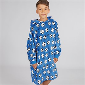 Kangaroo Poo Boys Strike Blanket Hoodie Blue