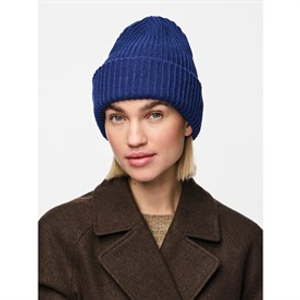 Pieces Womens Hexo Beanie Bellwether Blue