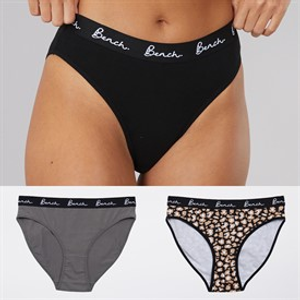 Bench Womens Calva Three Pack Briefs Multi