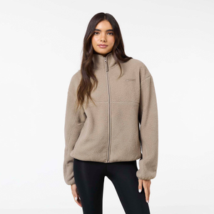 Full Zip Borg Fleece | Olive