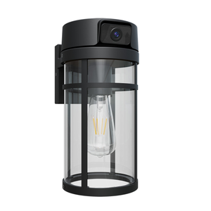 Outdoor Light with Camera and Motion Sensor - Night vision up to 33ft - IPX5 - E27 Fitting - Controllable via App