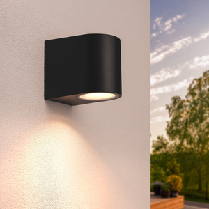 LED Wandleuchte - Sacramento - 3W - 2700K - Schwarz