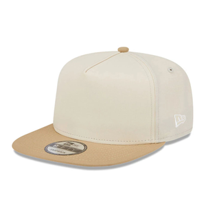 New Era Cream & Beige 9FIFTY A-Frame Snapback Adjustable Cap