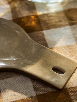 Shilton Spoon Rest - Stoneware, Brown