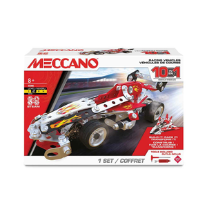 Meccano 10-in-1 Racing Vehicles Construction Set