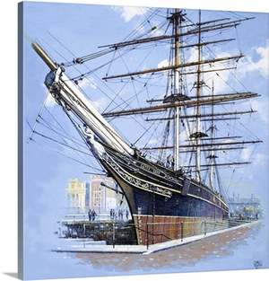 The tea clipper Cutty Sark