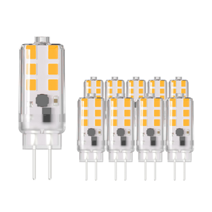 10x G4 LED Lampen - 1.5W - 2700K - 135 Lumen - 12V