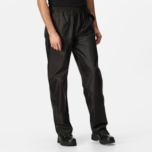 Regatta Mens Pro Stormbreak Waterproof Overtrousers - XL / Black