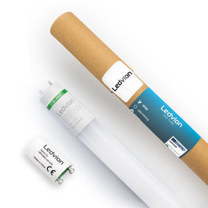 Tube néon LED 60CM - 6,3W - 4000K - 175 Lm/W - Haute efficacité - Label énergétique C
