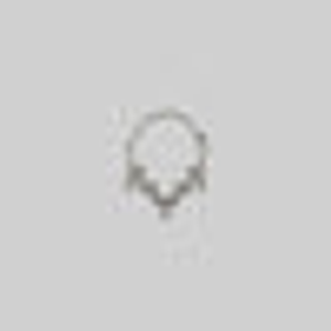 RELIQUARY. Cathedral Arch Septum Clicker Ring - Silver - Silver / 10mm / 16ga (1.2mm)