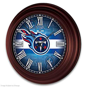 Tennessee Titans Wall Clock