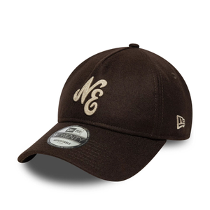 New Era Melton Wool Dark Brown 9TWENTY A-Frame Adjustable Cap
