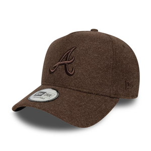 Atlanta Braves MLB Dark Brown 9FORTY E-Frame Adjustable Cap