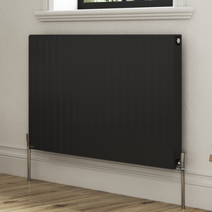 Stelrad 600 x 800mm Compact Vertical Line Concept K1 Type 11 Anthracite Single Panel Radiator