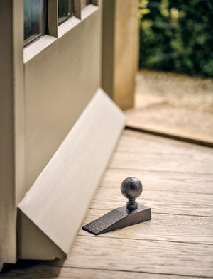 Cropthorne Door Wedge - Cast Iron, Brown