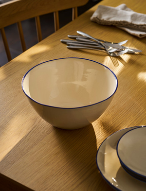 Shipston Serving Bowl - Stoneware, Ink
