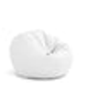 Outlet -  Pouf Bals Similpelle Jazz dim: 90 x 80 cm Colore Bianco