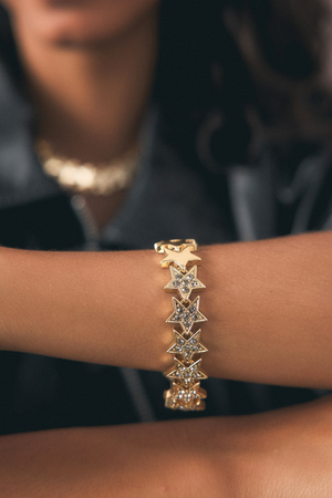 Gold Star Bracelet