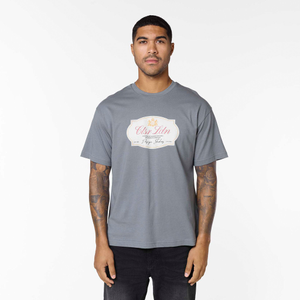 Vintage Label T-Shirt | Mid Grey