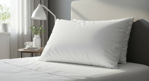 300TC White 100% Cotton Sateen Pillowcase Pairs