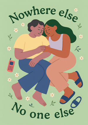 Nowhere Else No One Else Illustrated Card