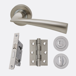 LPD Ironmongery Mars Privacy Handle Hardware Pack 214x208x68mm