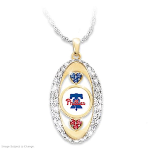 For The Love Of The Game Phillies Pendant Necklace