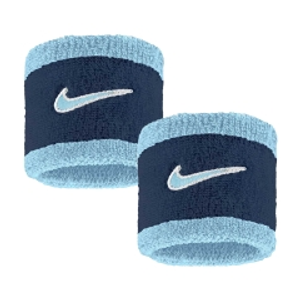 Nike Swoosh Classic Polsini Corti - Aquarius Blue/College Navy/Pale Ivory
