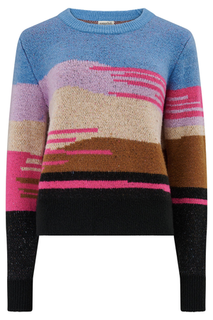 Asher Sweater Multi, Abstract Landscape (L)