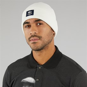Lacoste Mens Knitted Beanie Flour