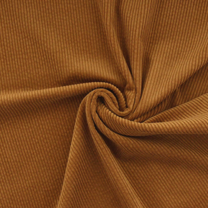 Tissu velours côtelé coton - Havane