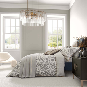 Asha Duvet Cover SET, Grey