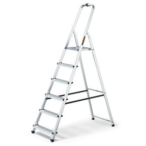 HOME Aluminium Platform Step Ladders
