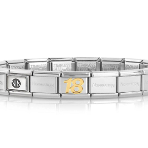 Classic Gold 18 Charm Bracelet