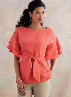 Patron de haut et ceinture - Butterick 6685