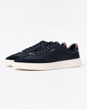 BOSS Orange Kieran_Tenn_sdgral Mens Trainers - Dark Blue 406