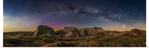 Milky Way Over Dinosaur Provincial Park, Alberta, Canada