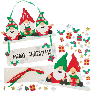 Kits de décoration personnalisés Gonk de Noël